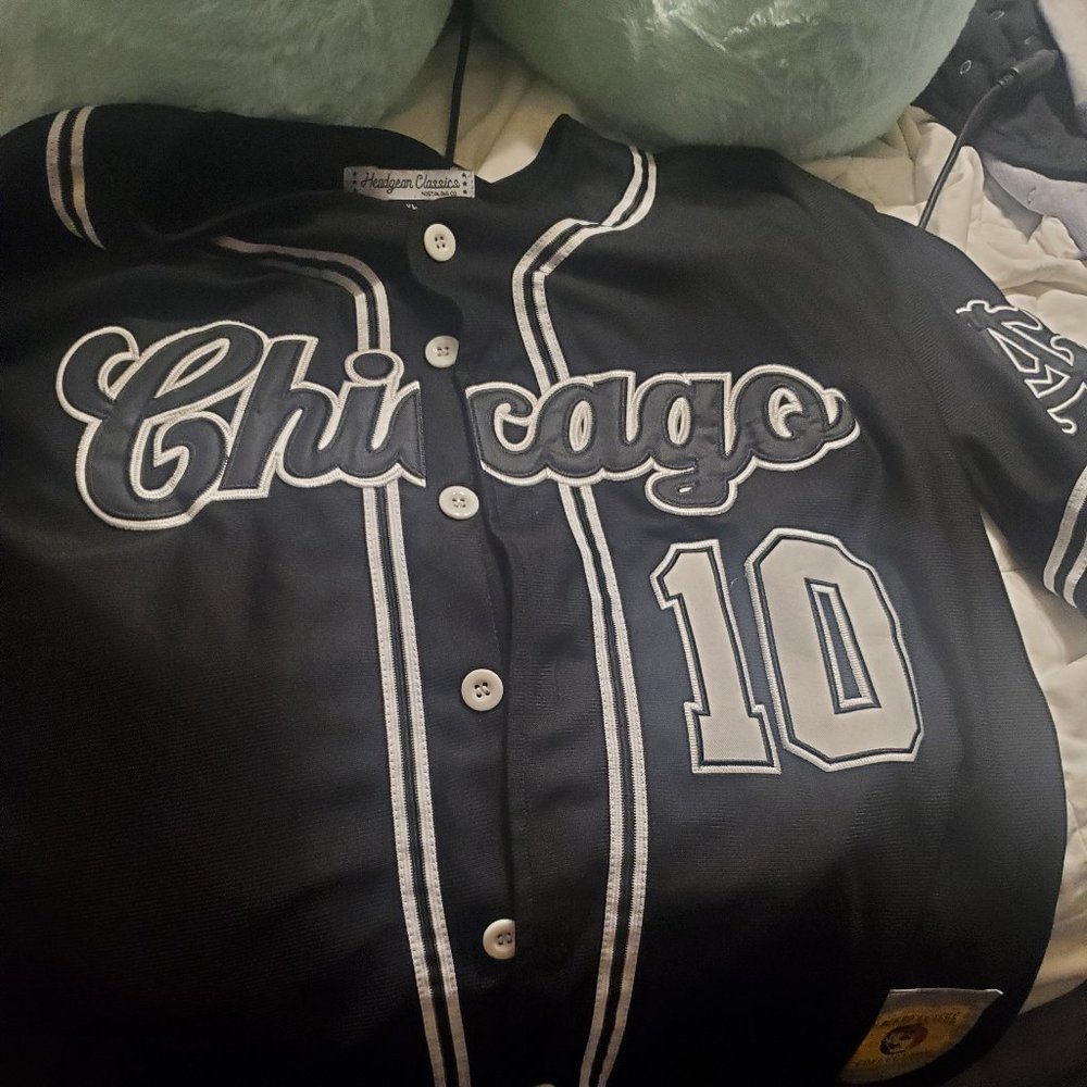 MENS BLACK CHICAGO JERSEY